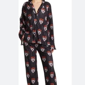 DRESSED IN LALA Tiger plisse set, size medium